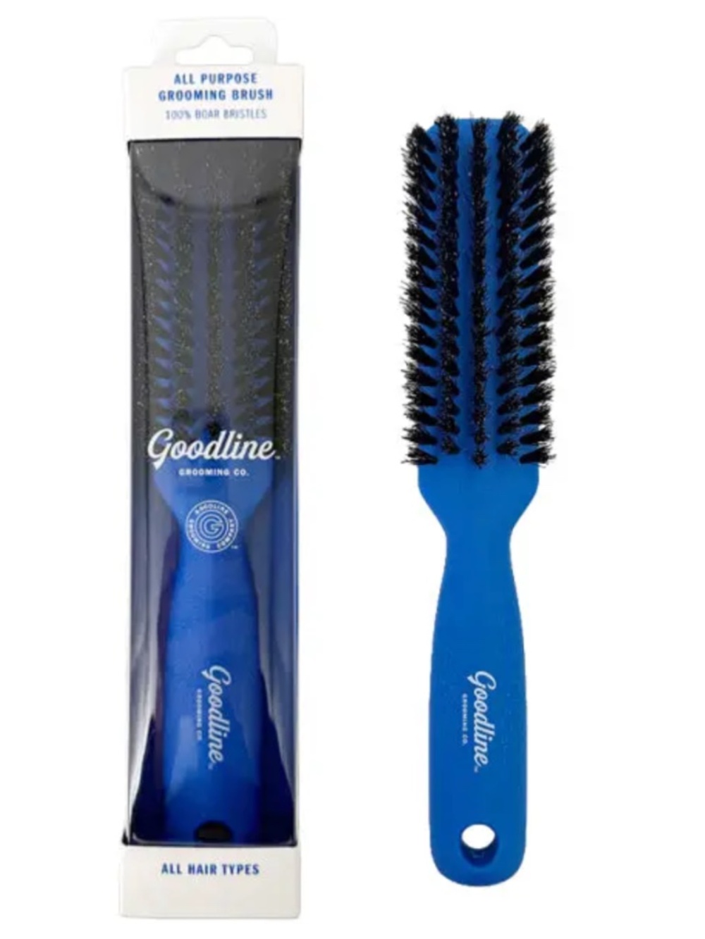 Goodline Grooming Co. 100% Boar Bristle All Purpose Grooming Brush UNISEX